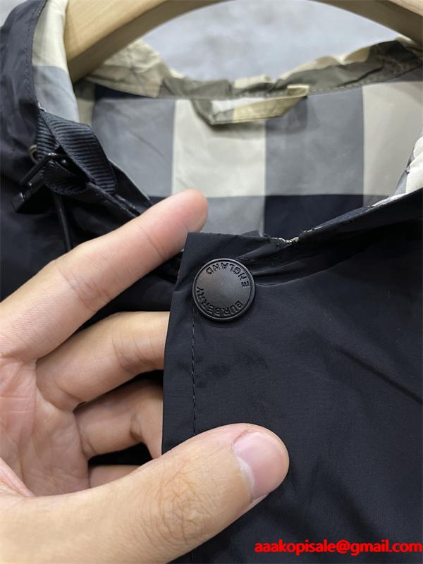 Burberry カーキ格子柄デザイン 秋冬特選ファッション バーバリー スーパーコピー パーカー シグネチャー定番