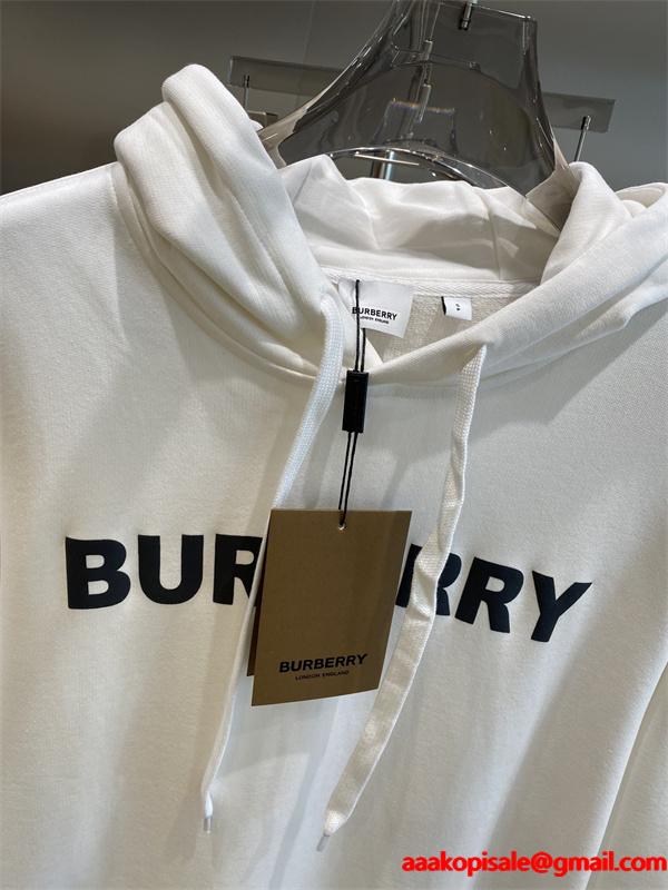  Burberry 黒白 2 色展開 秋冬定番愛用 バーバリー スーパーコピー パーカー クオリティ 季節限定モデル
