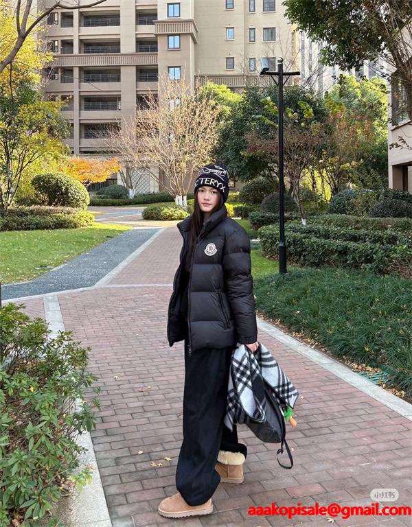 Moncler 朝夕防寒ブラック落ち着き 温かさ満点 日常使い最適 モンクレール スーパーコピー ダウンジャケット