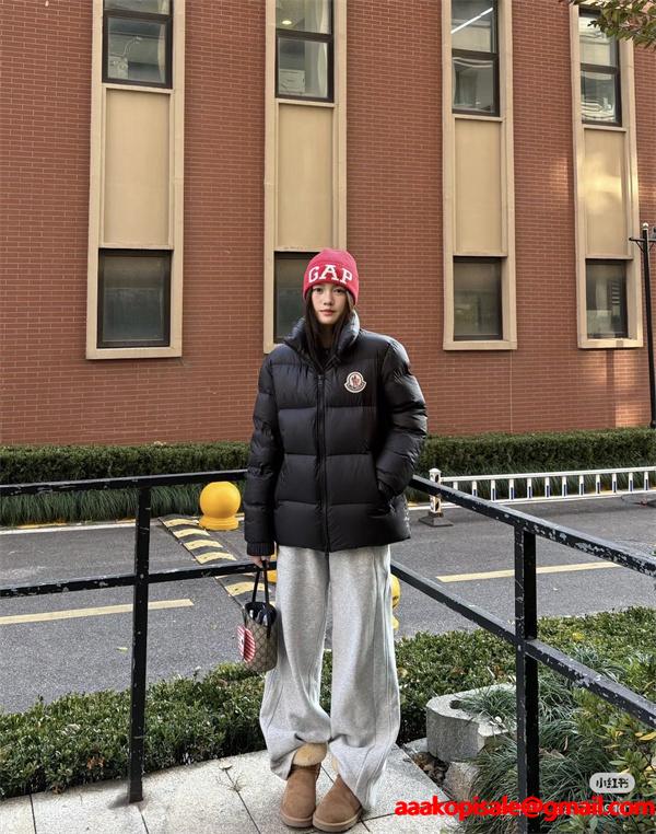 Moncler 朝夕防寒ブラック落ち着き 温かさ満点 日常使い最適 モンクレール スーパーコピー ダウンジャケット