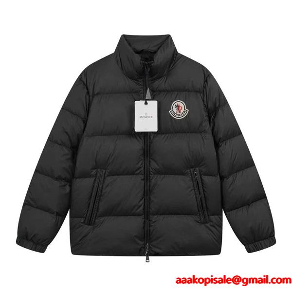 クラシックブラック 定番人気 大ロゴ付き モンクレール スーパーコピー ダウンジャケット Moncler 冬の定番