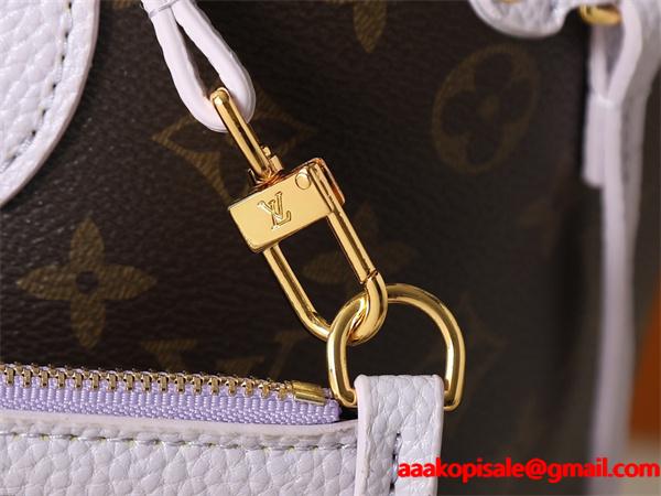 Louis Vuitton 冬のロマンス ライトピンク コントラストデザイン 2 ウェイ仕様 ルイヴィトン 偽物 トートバッグ