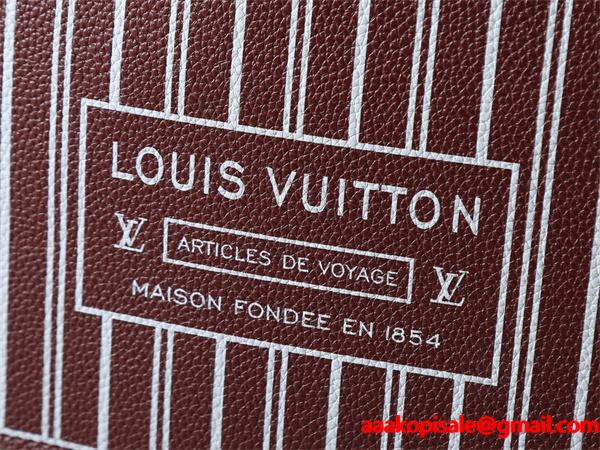 ワインレッド コントラストデザイン 季節限定モデル ルイヴィトン コピー トートバッグ Louis Vuitton 2025秋冬