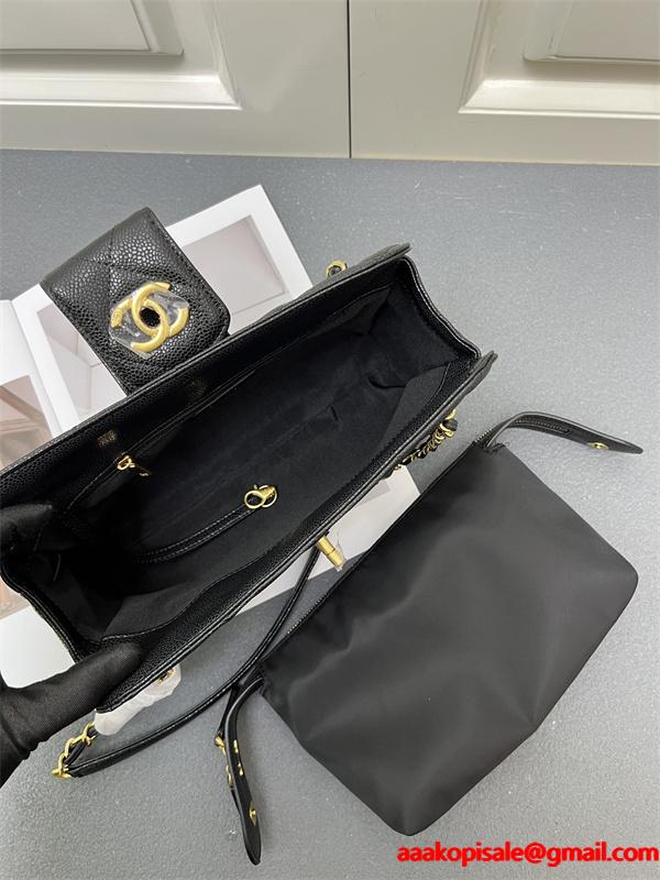 ブラック ダイヤ柄縫製 チェーンアクセント シャネル スーパーコピー ハンドバッグ Chanel 冬の夜の装い