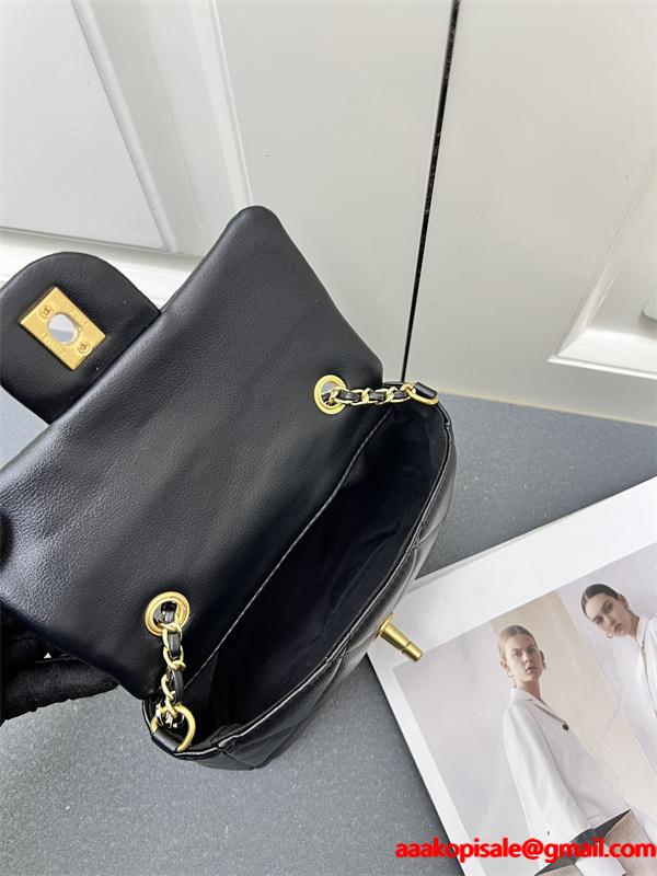 ブラック ダイヤ柄縫製 2 ウェイ仕様 シャネル スーパーコピー トートバッグ Chanel 2025秋冬