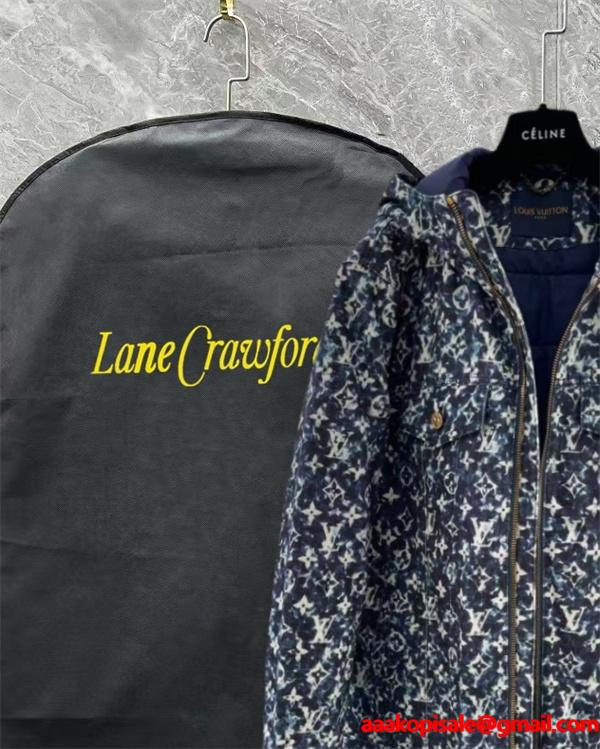 2025秋冬人気 高保温 激安通販限定 Louis Vuitton ルイヴィトン コピー モノグラム デニム ダウンジャケット 防寒デザイン