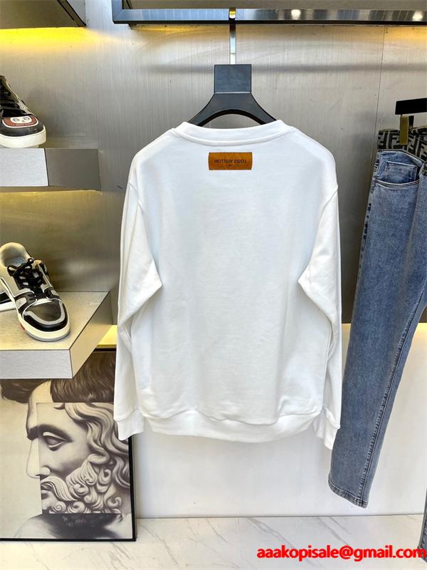   Louis Vuitton ルイヴィトン コピー ベア プリント パーカー ホワイト  遊び心あふれる カラフルデザイン