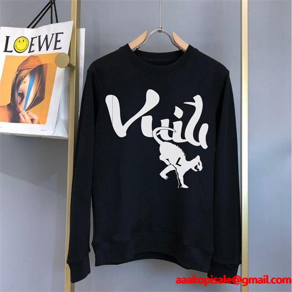 秋冬限定 トレンド映え 高品質 ブラックユニークロゴ Louis Vuitton ルイヴィトン スーパーコピー パーカー