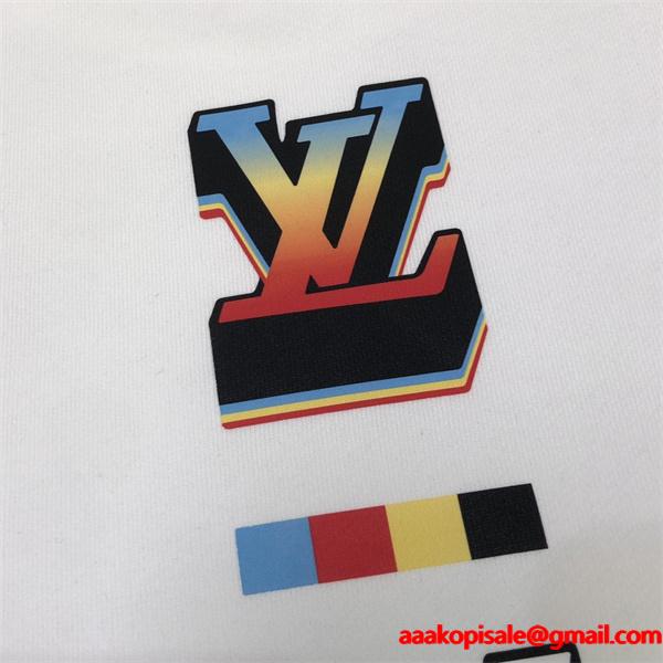 2025秋冬人気 モード感漂う 高級通販限定 ブラックカラーロゴ Louis Vuitton ルイヴィトン コピー パーカー