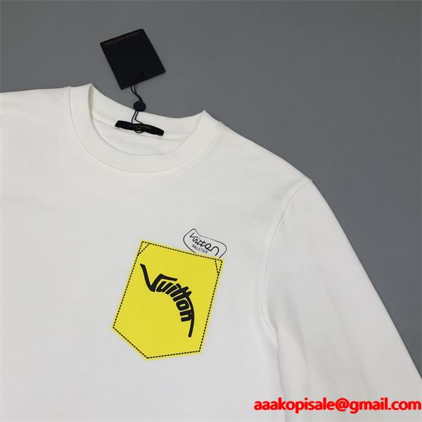  Louis Vuitton ルイヴィトン 偽物 パーカー 着回し抜群の新デザイン 高級感漂う 人気通販限定 ホワイトポケットデザイン