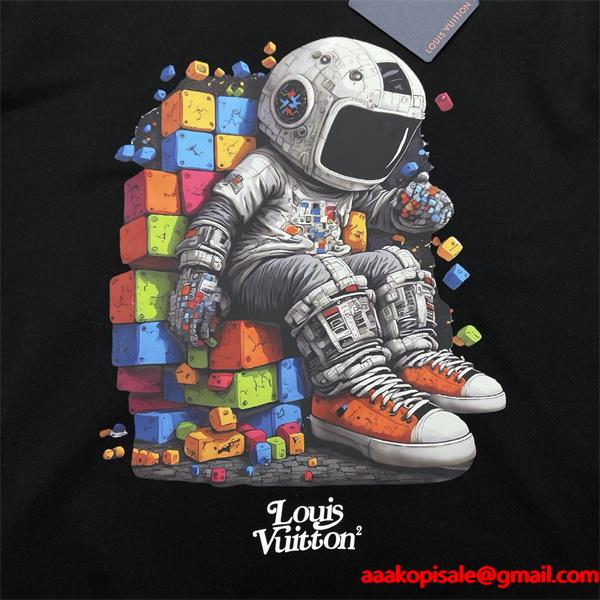 売れ筋おすすめモデル トレンド映え 激安通販限定 ブラックスペースデザイン Louis Vuitton ルイヴィトン コピー パーカー