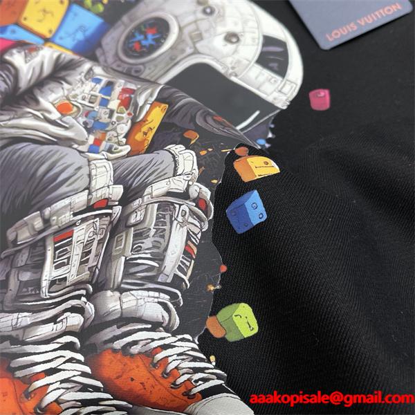 売れ筋おすすめモデル トレンド映え 激安通販限定 ブラックスペースデザイン Louis Vuitton ルイヴィトン コピー パーカー