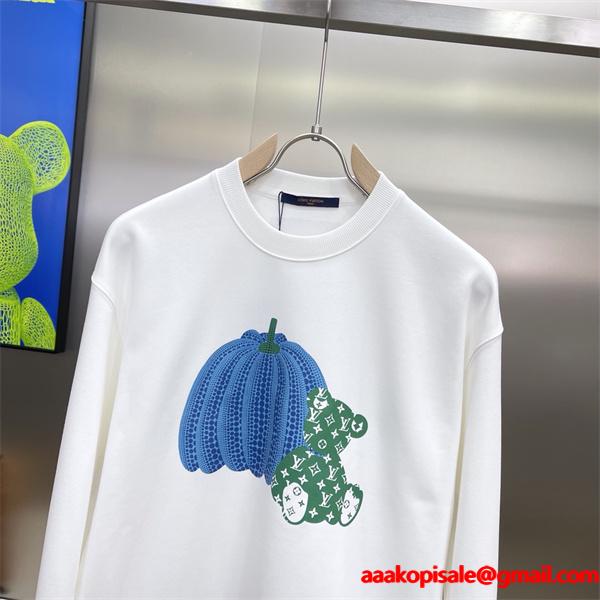 2025秋冬限定 モード感溢れる ブラック立体デザイン Louis Vuitton ルイヴィトン コピー パーカー