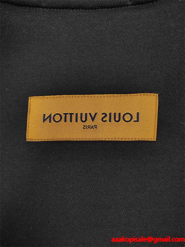 2025秋冬新作 柔らか上品 高品質 ホワイトグラデーションロゴ Louis Vuitton ルイヴィトン コピー パーカー