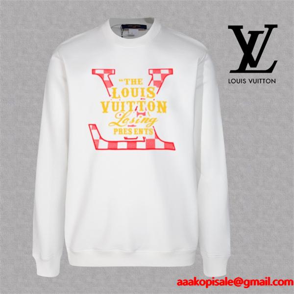 Louis Vuitton ルイヴィトン コピー パーカー 秋冬注目 モード系デザイン ブラックレターロゴ