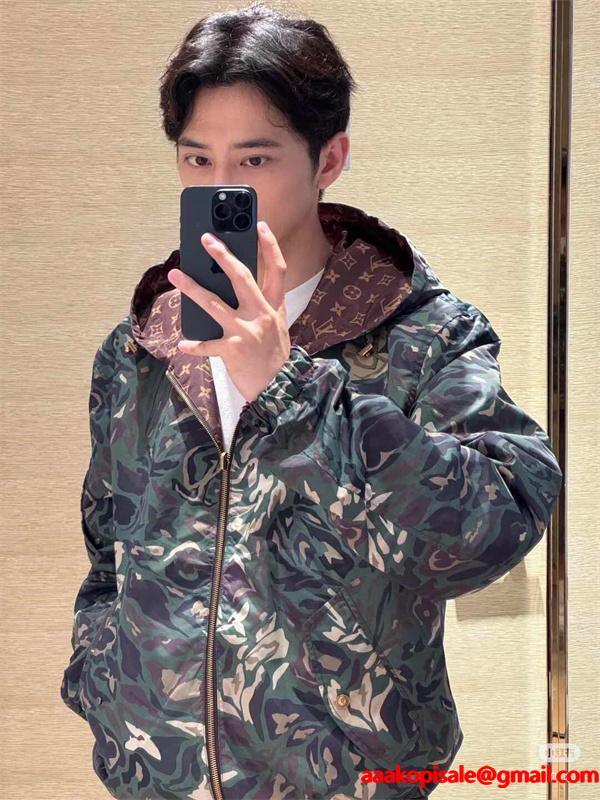 Louis Vuitton ルイヴィトン スーパーコピー ジャケット 秋冬新作 個性派カモフラ 高品質 ミリタリースタイル