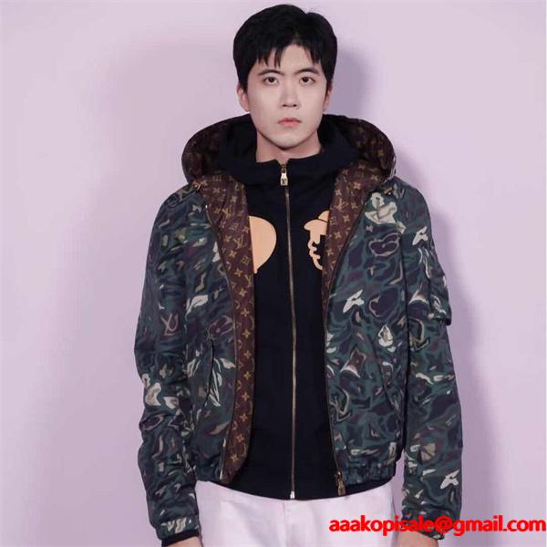 Louis Vuitton ルイヴィトン スーパーコピー ジャケット 秋冬新作 個性派カモフラ 高品質 ミリタリースタイル