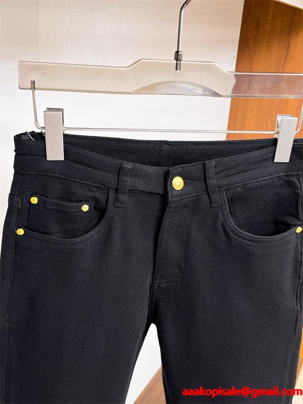 2025秋冬限定 チェックポケットデザイン Louis Vuitton ルイヴィトン スーパーコピー デニムパンツ