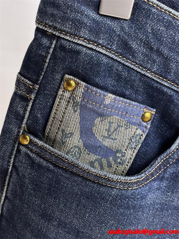 Louis Vuitton ルイヴィトン 偽物 デニムパンツ 秋冬トレンドモデル カモフラージュポケット 