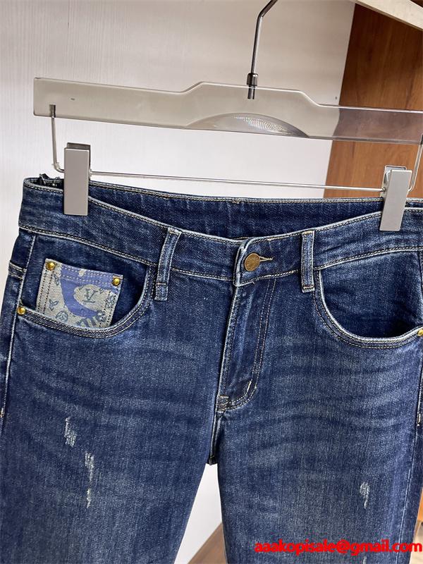 Louis Vuitton ルイヴィトン 偽物 デニムパンツ 秋冬トレンドモデル カモフラージュポケット 