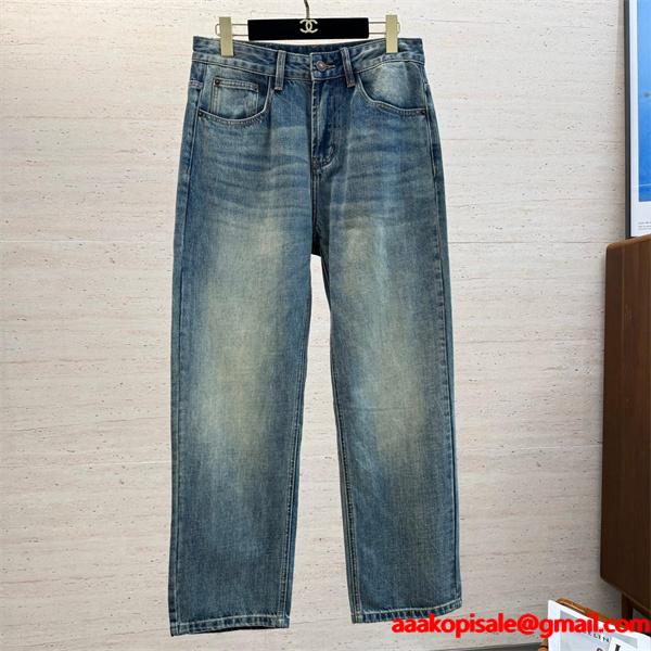 売れ筋おすすめモデル ヴィンテージウォッシュ Louis Vuitton ルイヴィトン コピー ストレートデニム