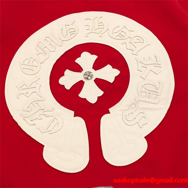 Chrome Hearts クロムハーツ 激安 スタジャン レザー切替 ワッペン刺繍 ジャケット 2025年秋冬 新作 高品質