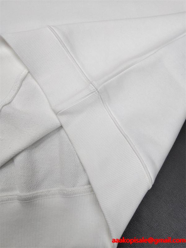 Kenzo ケンゾー 激安 スウェット トレーナー ロゴ刺繍 ホワイト 2025年秋冬 新作