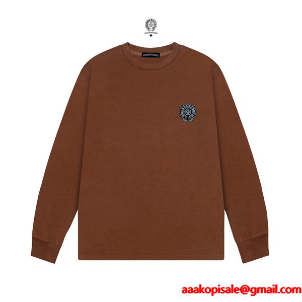 Chrome Hearts クロムハーツ 定番人気 ブラック ホースシューロゴデザイン 偽物 ウール インナー