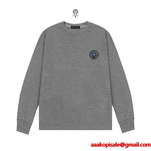 Chrome Hearts クロムハーツ 定番人気 ブラック ホースシューロゴデザイン 偽物 ウール インナー