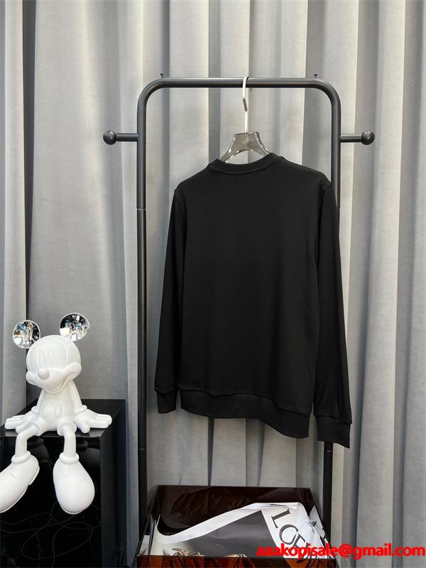 Prada プラダ 2025秋冬限定 ホワイト グラフィックプリントデザイン 柔らか カジュアル 偽物 スウェット