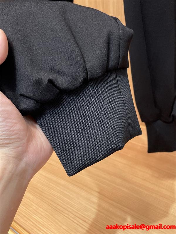 高品質カジュアルボトム プラダ PRADA スーパーコピー風 ブラックカーゴパンツ マルチポケット