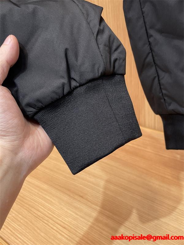 ブラック ダウンパンツ クォイル縫製 束脚 高品質2025秋冬ボトム PRADA スーパーコピー プラダ 