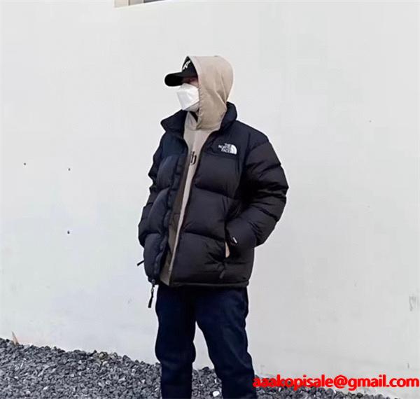2025秋冬万能 The North Face コピー ブラッククラシック ダウンジャケット レイヤード ザノースフェイス