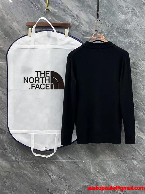 高品質 ザノースフェイス The North Face 偽物 3 カラー半高領ニット 収納袋付 2025秋冬インナー 
