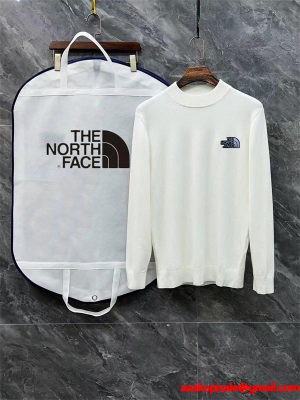 高品質 ザノースフェイス The North Face 偽物 3 カラー半高領ニット 収納袋付 2025秋冬インナー 
