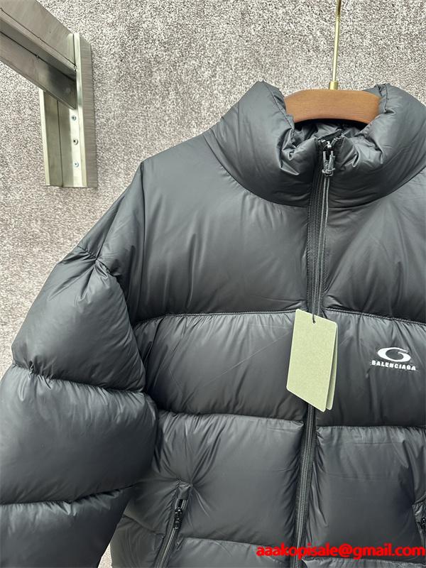 BALENCIAGA ブラックパフ型 クラシック無難 バレンシアガ コピー ダウンジャケット 秋冬高品質アウター