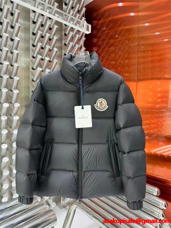 MONCLER ライトブルー立領 シンプルデザイン モンクレール スーパーコピー ダウンジャケット 着心地最高