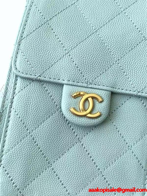 CHANEL シャネル コピー 激安 ドローストリングバッグ レディース キルティング レザー ショルダー ハンドバッグ 上品パステルカラー