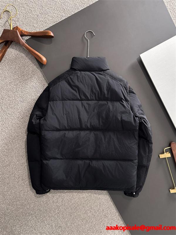 ベージュカラーブロック 立領 モンクレール コピー ダウンジャケット MONCLER 秋冬必須アイテム