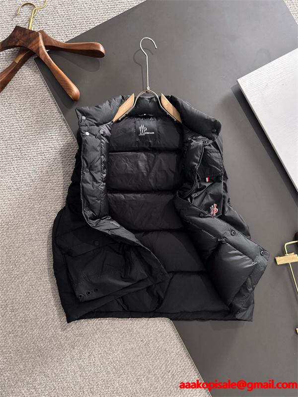 カーキマルチポケット ユーティリティ風 モンクレール コピー MONCLER ダウンベスト 秋冬高品質アクセサリー