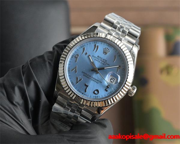 ロレックス デイトジャスト ファクトリー  3255 機芯 ROLEX コピー時計 高品質