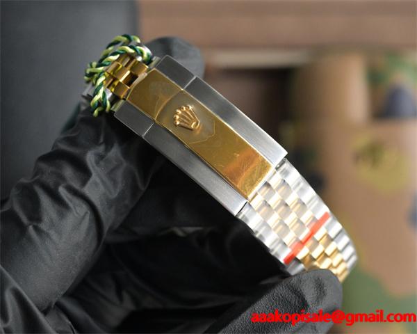 ロレックス デイトジャスト 間金ダイヤモンド 41mm ファクトリー 3255 機芯 ROLEX  コピー時計 