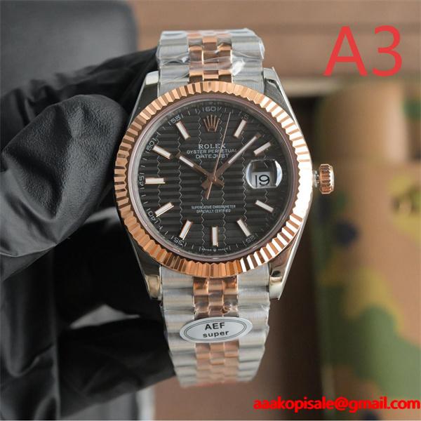 ロレックス デイトジャスト ディープブルー ファクトリー 3255 機芯 ROLEX コピー時計 高品質 腕時計