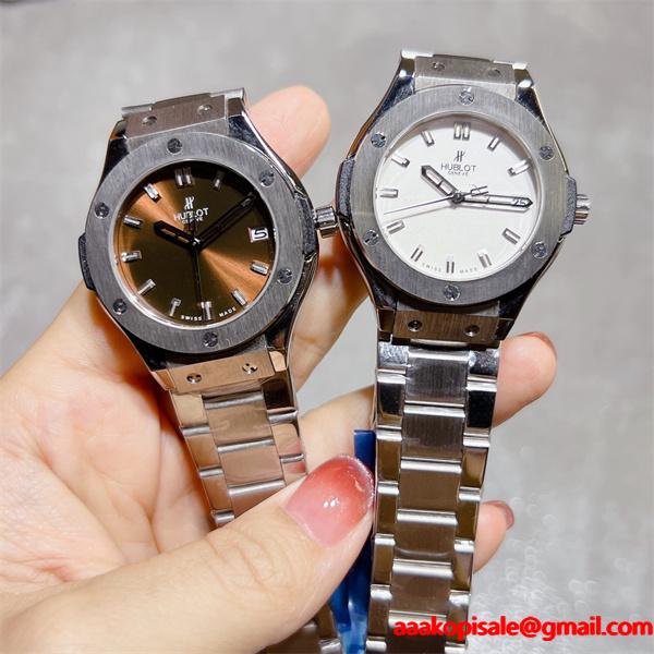 マルチカラーメタルブレス ユブロット HUBLOT コピー 時計 3 種デザイン 高品質 腕時計