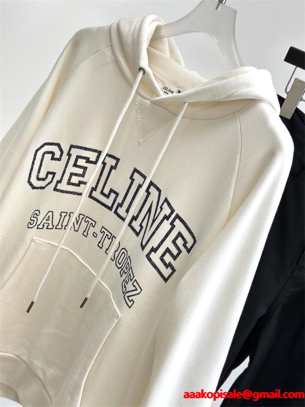 新作❤セリーヌパーカーレディーススーパーコピーCELINE 秋冬トレンドカジュアルスタイル