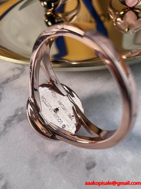 2025秋冬 流れる筆致 ゴールドトーン ルイヴィトン LOUIS VUITTON コピー指輪 レディース エレガント
