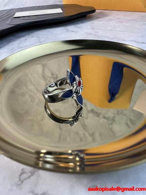 ルイヴィトン LOUIS VUITTON  立体的イニシャル スリムバンド メンズ スーパーコピー 指輪 マスキュリン