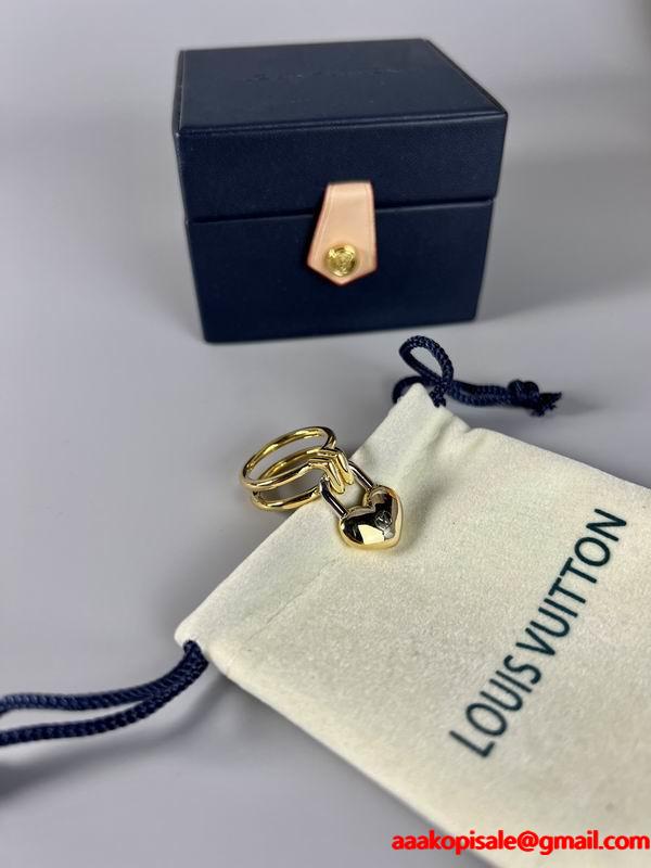 ロゴ刻印 シンプルバンド ミニマル ルイヴィトン LOUIS VUITTON スーパーコピー ユニセックス指輪