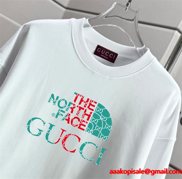 GUCCI スーパーコピー コラボ風 ベージュ グッチ パーカー ユニセックス トレンディ 人気急上昇