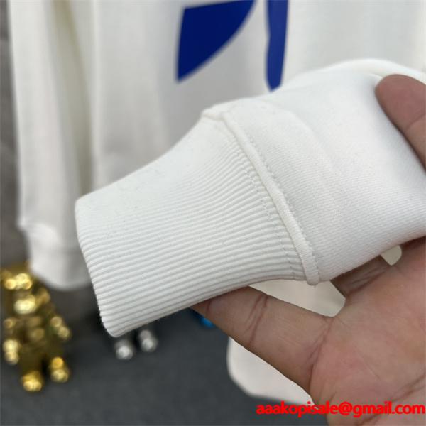 アディダスコラボ風 ホワイト グッチ GUCCI コピーパーカー ユニセックス トレンディ 2025秋冬